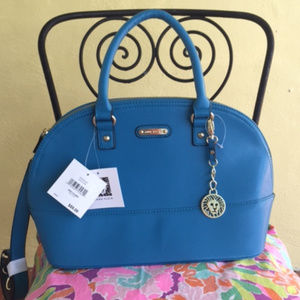 NWT Anne Klein   Vibrant Blue Gorgeous Handbag
